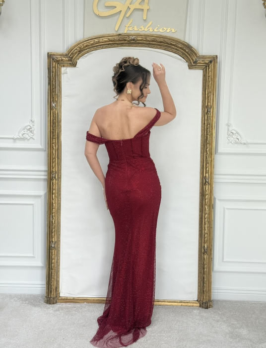 Rochie Asissia Bordo [8]