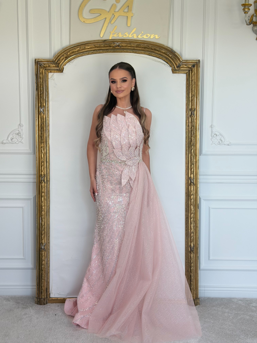 Rochie Axellia Pink [7]