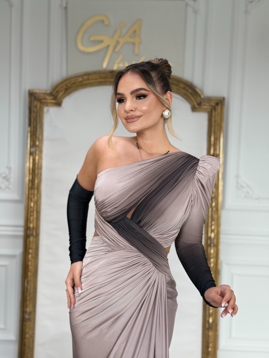 Rochie Azesa GRAY BLACK [2]