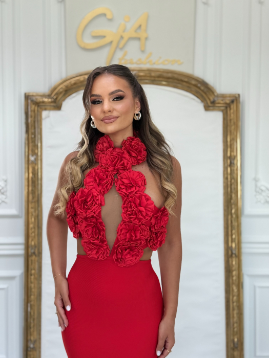 Rochie Bloom Red [2]