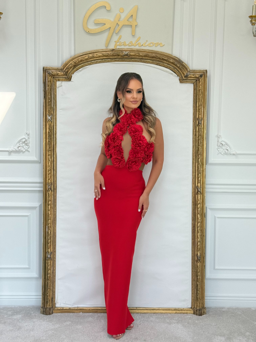 Rochie Bloom Red [3]