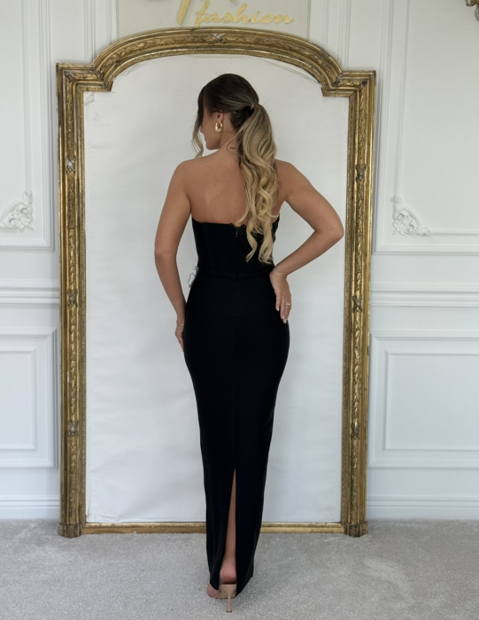 Rochie Blossom Black and White [9]