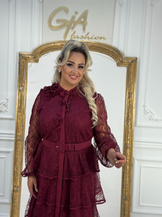 Rochie Burgundi Elis [2]