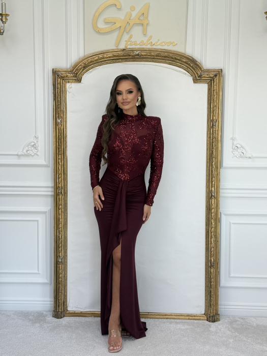 Rochie Calemia Bordo [4]