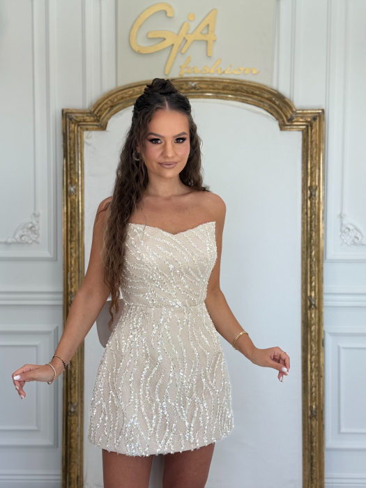Rochie Calenia Beige [4]