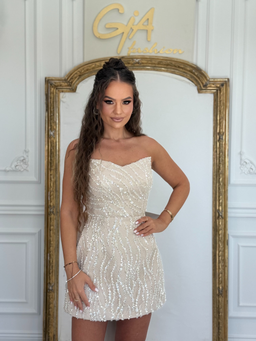 Rochie Calenia Beige [3]