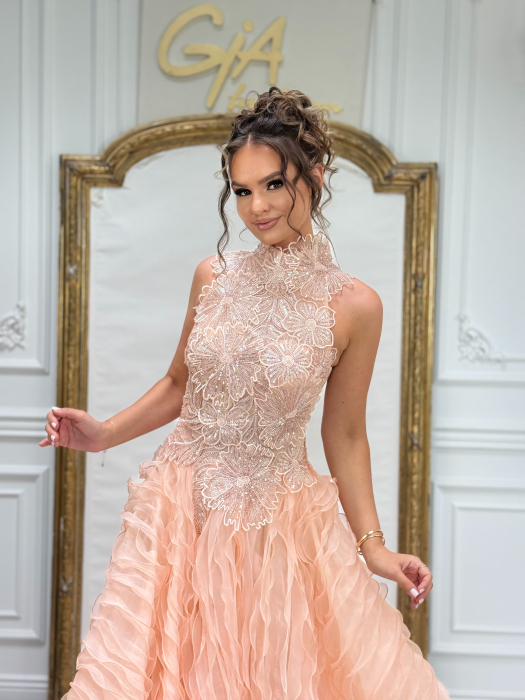 Rochie Cerella Peach [2]