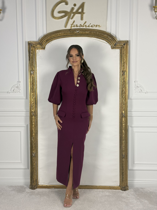 Rochie Ceremia Bordo [5]