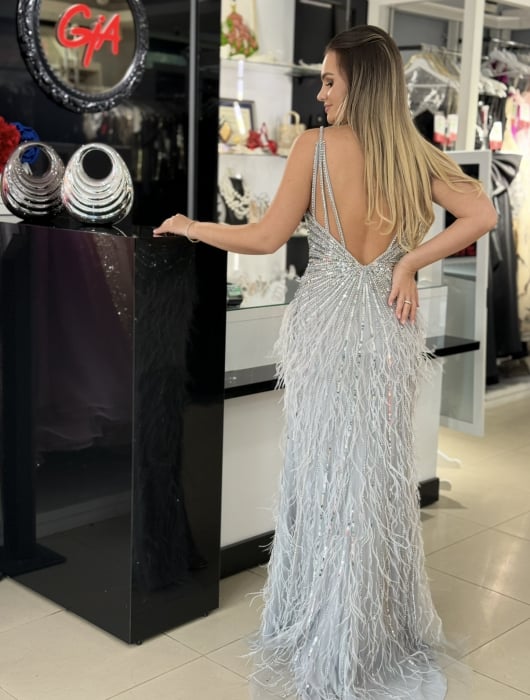 Rochie Cevessia Gray [2]