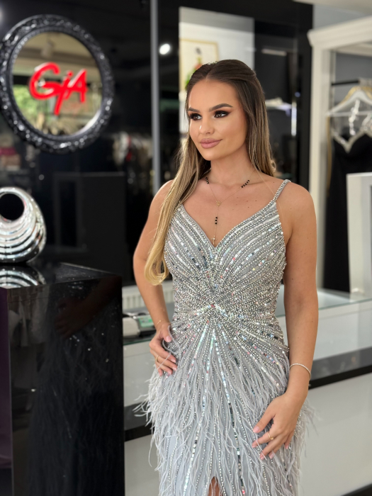Rochie Cevessia Gray [5]