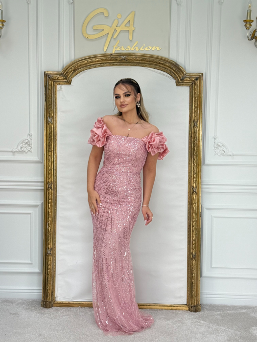 Rochie Daleasia Pink [4]