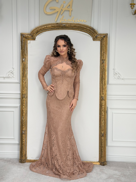 Rochie Danissa Beige [3]