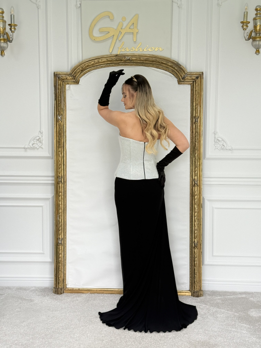 Rochie Dellama BLACK SILVER [10]