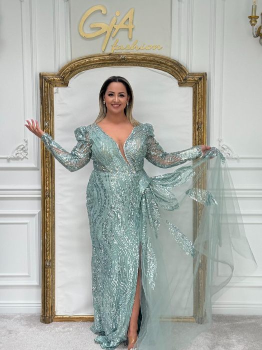 Rochie Dellassy Mint [4]
