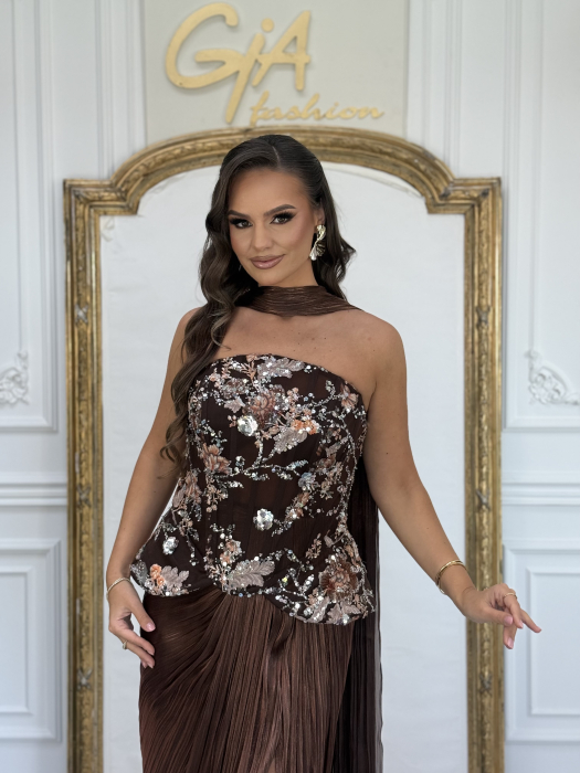 Rochie Denellia Brown [2]