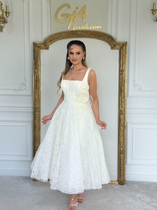 Rochie Derassa WHITE [7]