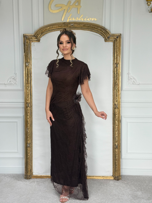 Rochie Ecassa Brown [4]