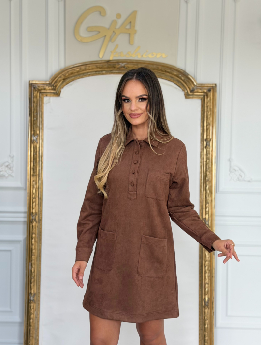 Rochie Efissia Brown [1]