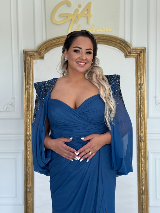 Rochie Ekallia Blue [4]