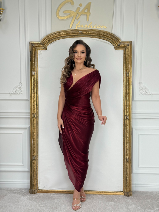 Rochie Elassia Bordo ( Livrare 7 zile ) [8]