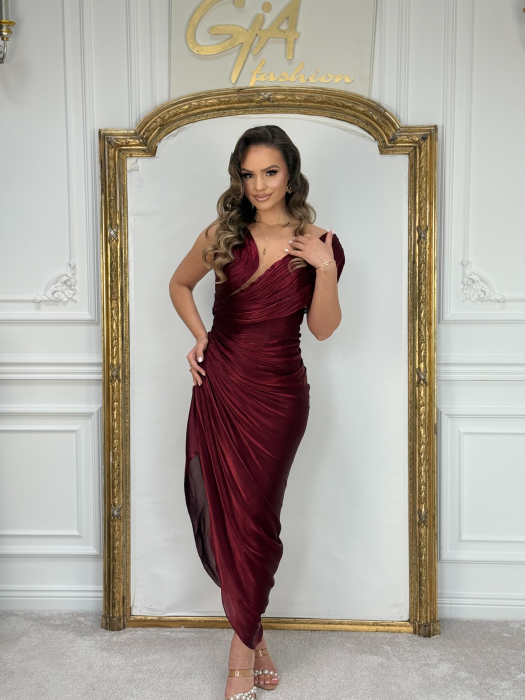Rochie Elassia Bordo ( Livrare 7 zile ) [7]