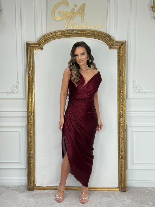 Rochie Elassia Bordo ( Livrare 7 zile ) [5]
