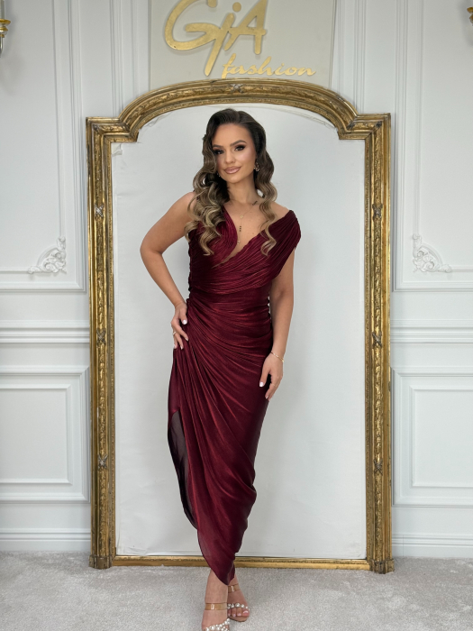 Rochie Elassia Bordo ( Livrare 7 zile ) [3]