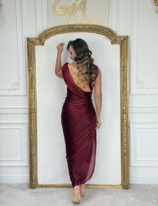Rochie Elassia Bordo ( Livrare 7 zile ) [9]