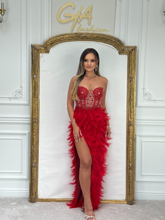 Rochie Eliane Red [3]
