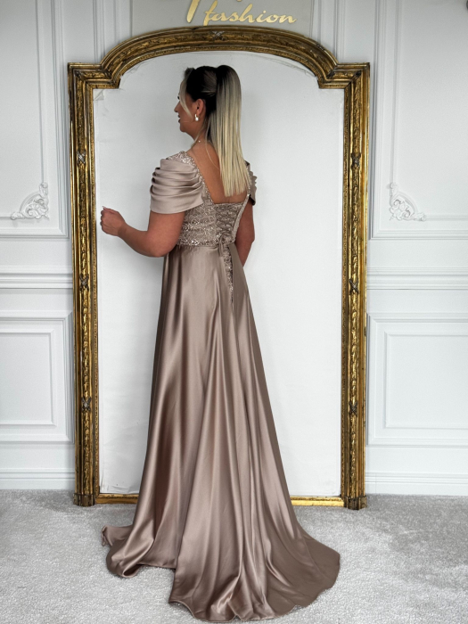 Rochie Ellesia Beige [3]