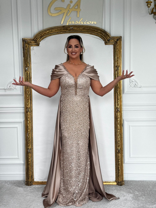 Rochie Ellesia Beige [2]