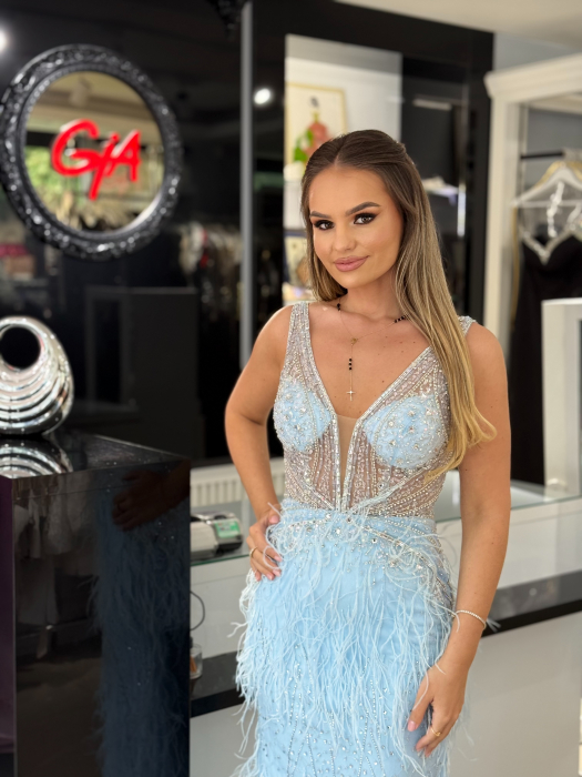 Rochie Emaria Babyblue [5]