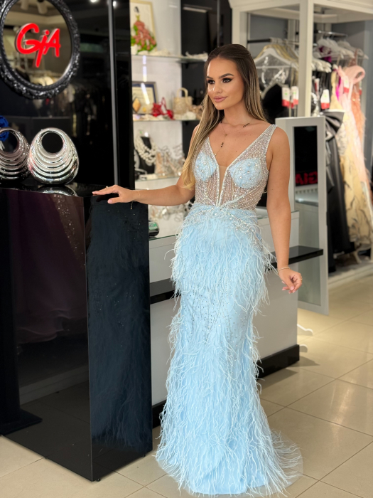 Rochie Emaria Babyblue [8]