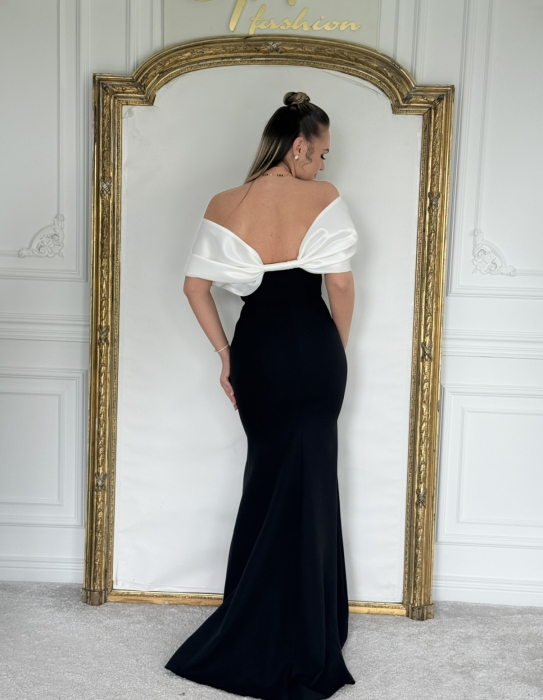 Rochie Enissy BLACK AND WHITE [1]
