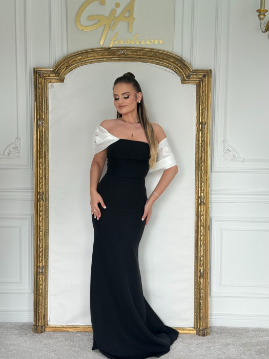 Rochie Enissy BLACK AND WHITE [2]