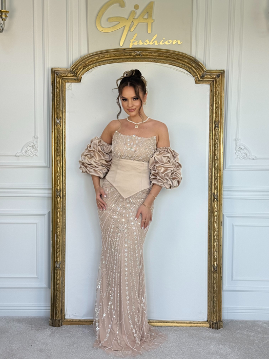Rochie Erezia Beige [3]