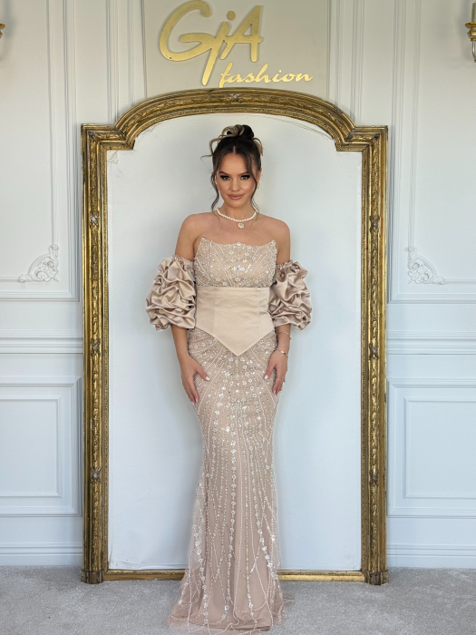 Rochie Erezia Beige [6]