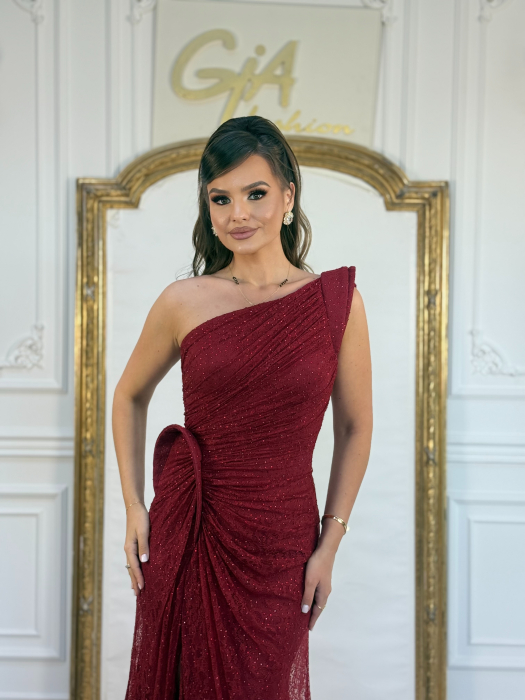 Rochie Eteria Bordo [2]