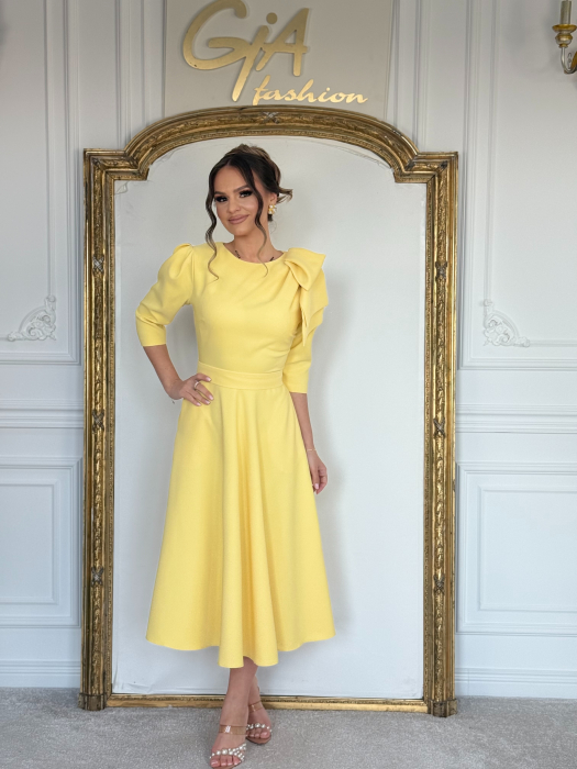 Rochie Etessia Yellow [7]