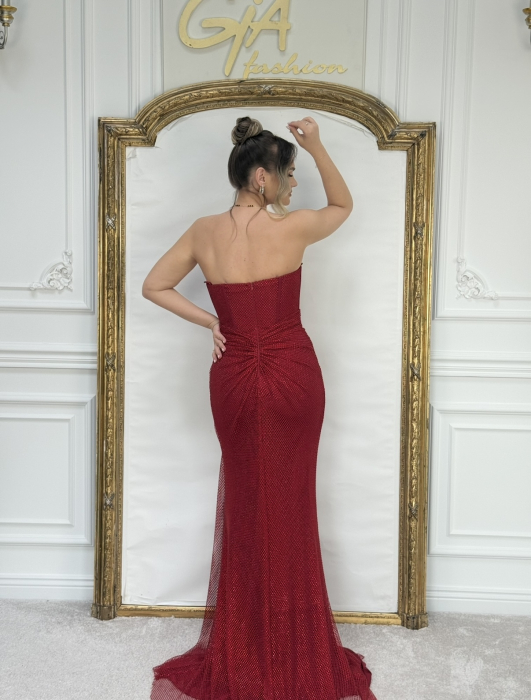 Rochie Evallia Red [7]
