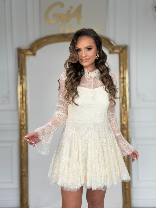 Rochie Evellia Crem [2]