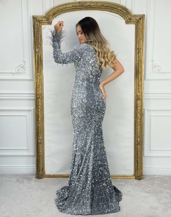 Rochie Evellia Grey [7]