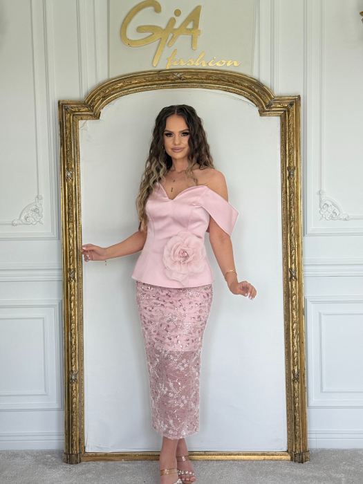 Rochie Evellia Pink [9]