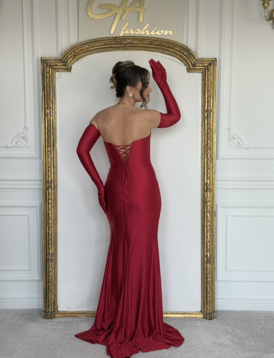 Rochie Evezia Red [6]