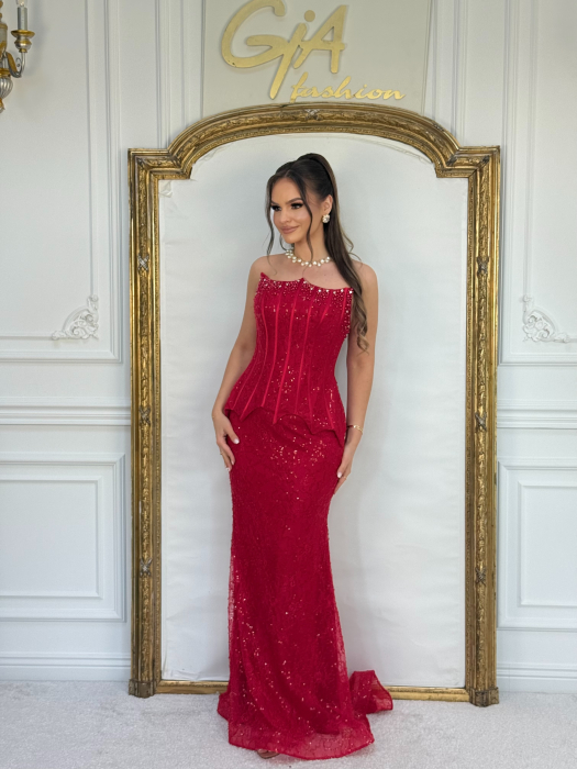 Rochie Ezella Red [4]