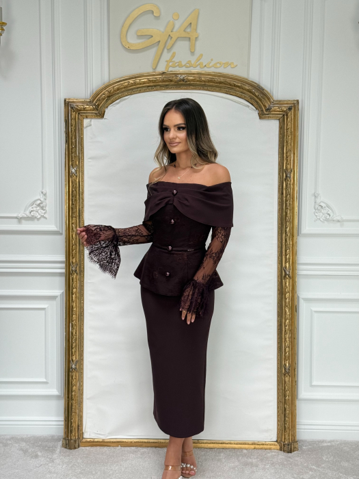 Rochie Ezissea brown [6]