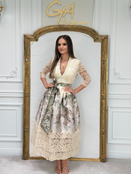 Rochie Falleza Beige [7]