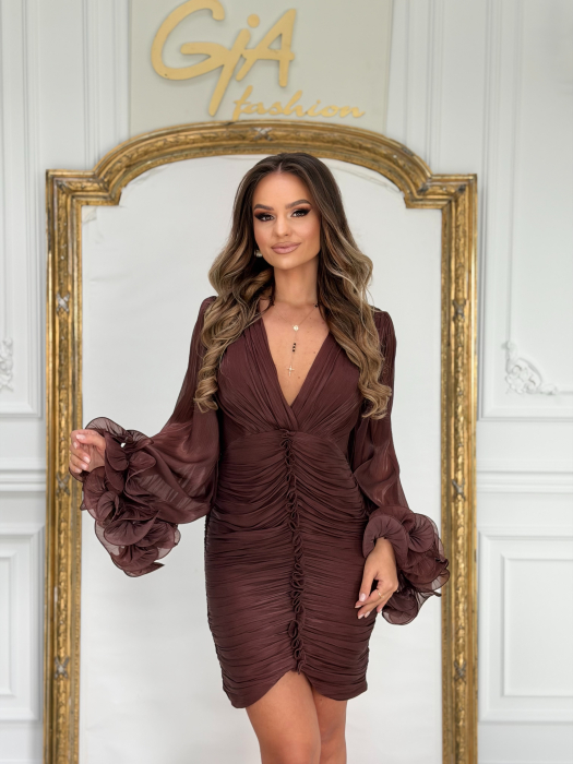 Rochie Fasela Brown [4]