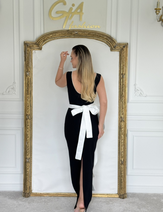 Rochie Fellisa BLACK AND WHITE [7]