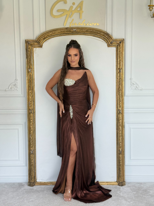 Rochie Fezany Brown [7]